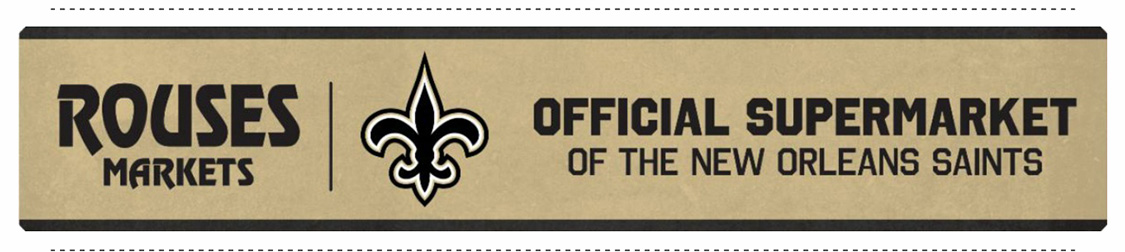 Rouses Markets | Official Supermarket of the New Orleans Saints