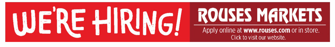 We're Hiring! Rouses Markets. Apply online at www.rouses.com or in store. Click to visit our website.